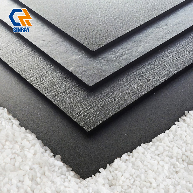 BMS6003 Factory Direct Custom Cut Nero Marquina Sintered Stone Slabs, Multiple Thickness Wear Resistant Black Marble Effect Stone Panels for Global Construction Contractors Bulk Orders