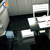 NB6501 Full Body Nero Marquina Black Porcelain Floor Tiles, Mohs High Hardness Anti-Fouling Marble Look Dark Tiles For Hotel Lobby Reception Desk Stair Cladding Engineering Works