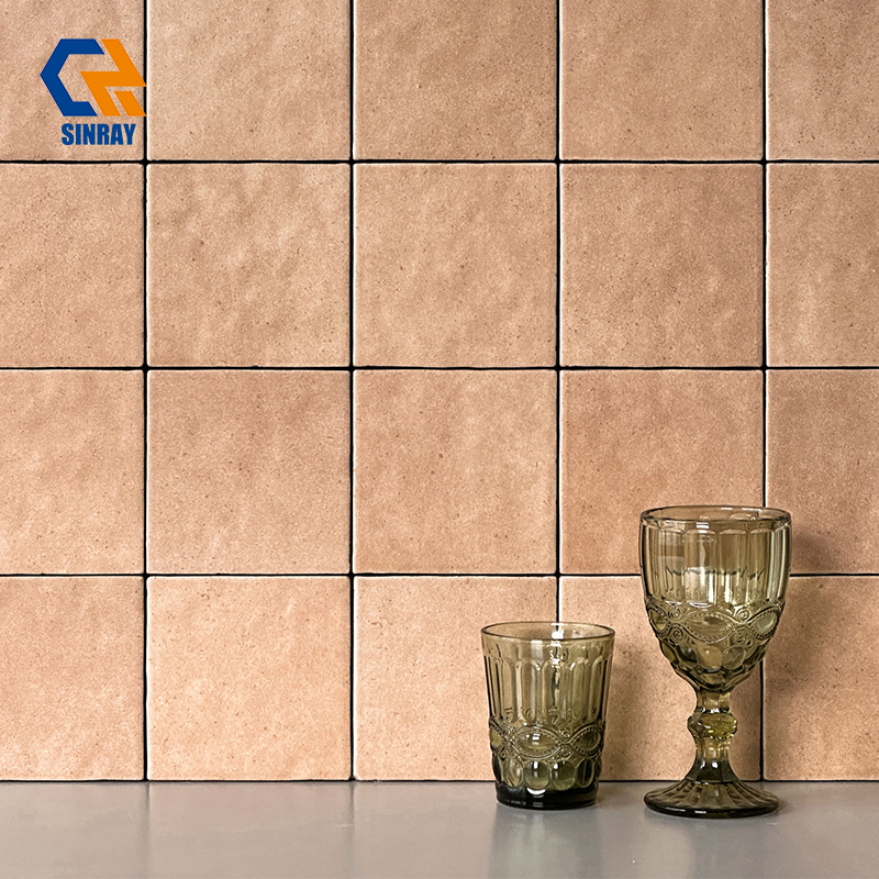 Rustic Hand Painted Hand Crafted Tiles, Low Maintenance Irregular Hand Tiles To Create Accent Wall For Apartment & Villa Interior