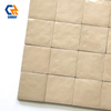 Square & Subway Format Cracked Ice Terracotta Tiles, Natural Earthy Burnt Orange & Cream Shades Mold-Proof Wall Tiles for Boutique Hotel Spa Resort Renovation Projects