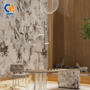 ZS927126 Natural Marble Texture Sintered Stone Compact Surfaces, Anti-Bacterial Food-Grade Stain Repellent Slabs for Kitchen Islands, Wash Vanities and Custom Furniture Tops