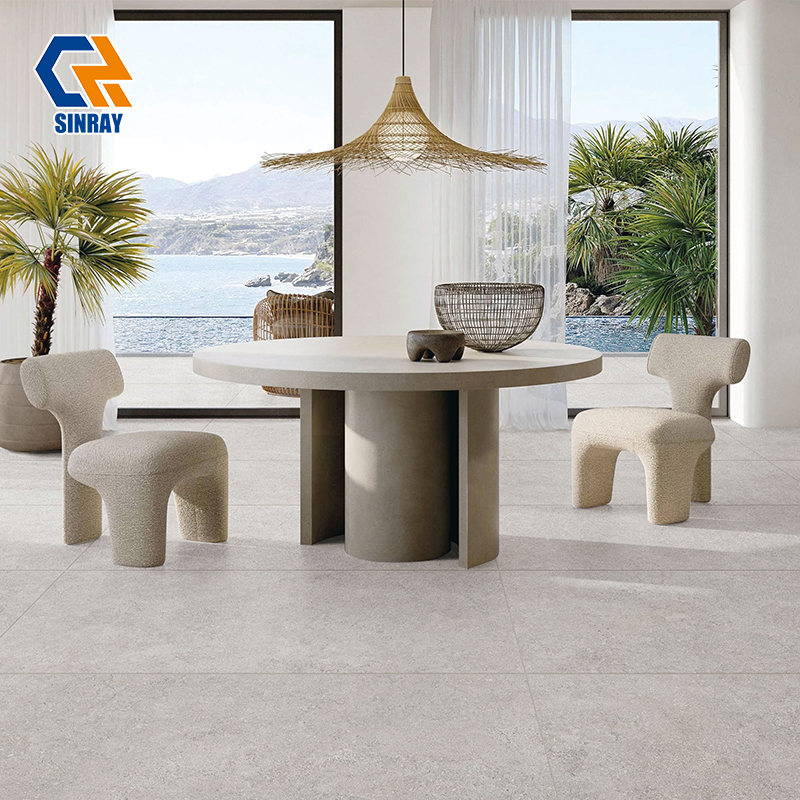 12CA01 600x1200mm Stain Resistant High Gloss Glazed Porcelain Floor Tiles