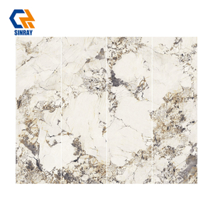 YZD2609S17 Heavy Duty Sintered Stone Countertop Slabs, Mohs 7 Hardness Heatproof Non-Stain Large Format Panels For Contractor Bulk Engineering Orders