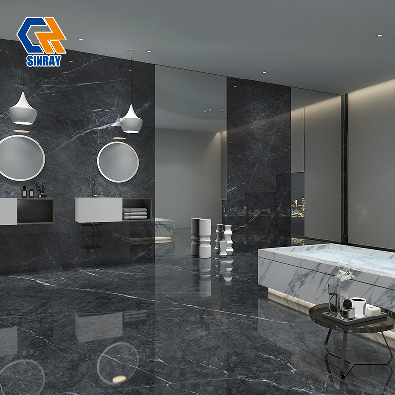 ZS160320-011 Wholesale Indoor Outdoor Multi-Purpose Sintered Stone, Gloss Matte Dual Surface Options Durable Stone Material for Real Estate Large Scale Renovation