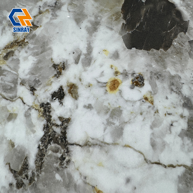ZS927119 All Season Outdoor Sintered Stone Compact Surfaces, UV Stabilized Anti Fade Frost Resistant Wearproof Stone Boards for Patio Exterior Wall Garden Table Tops