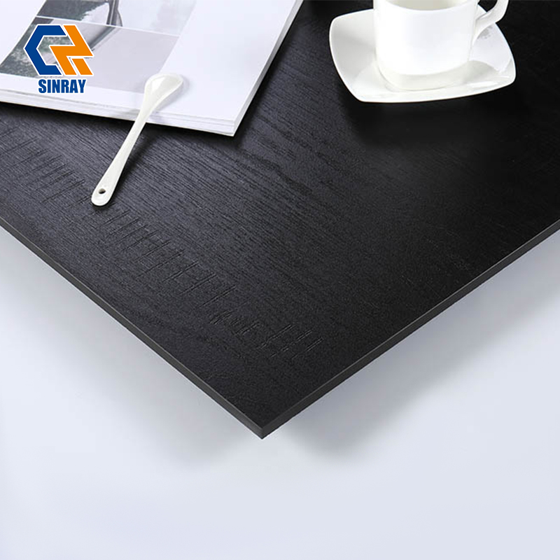 BYP6006 Matte Anti-Slip Anti-Fingerprint Black Porcelain Tiles, Heavy Wear Resistant Dark Floor Tiles For Bar Cafe KTV Retail Store High Foot Traffic Commercial Areas