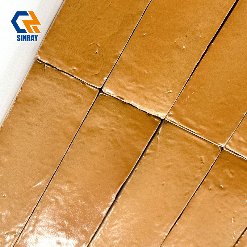Unique Vintage Aged Texture Terracotta Cracked Ice Accent Wall Tiles, Gloss Natural Craquelure Glaze Waterproof Decor Tiles for Farmhouse Mediterranean Kitchen Bathroom Remodel