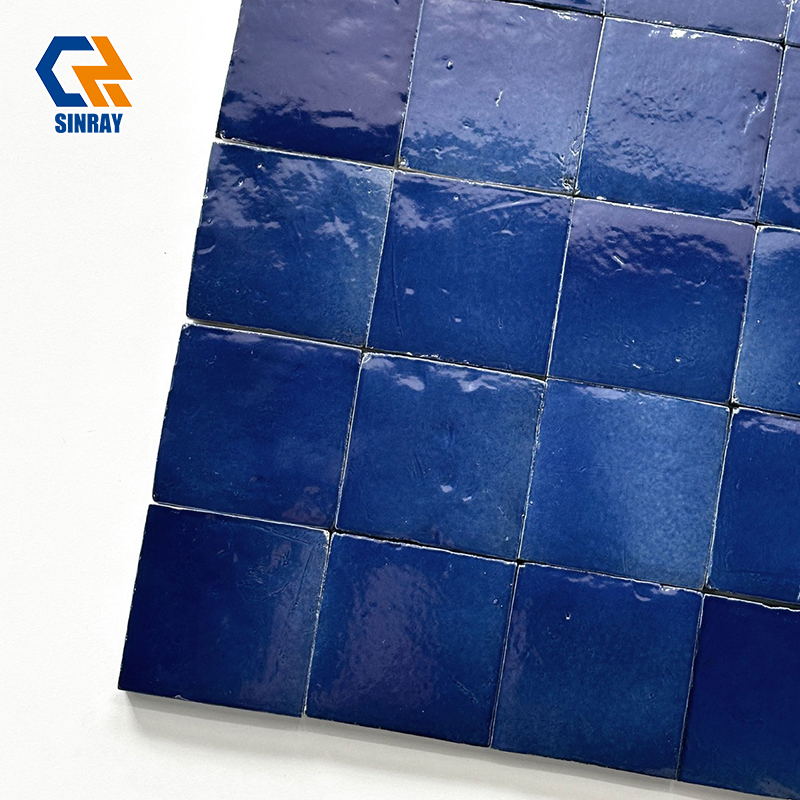 Bulk Supply Double-Fired Handmade Ice Crack Terracotta Tiles, Square and Subway Two Sizes for Large Real Estate Whole-House Villa Engineering Matching Packages