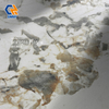 9FK9018-1115 Commercial Grade Large Sintered Stone Slabs, Multi Patterns Optional Heat Resistant Non-Porous Stone Sheets for Shopping Center Restaurant Decoration Projects