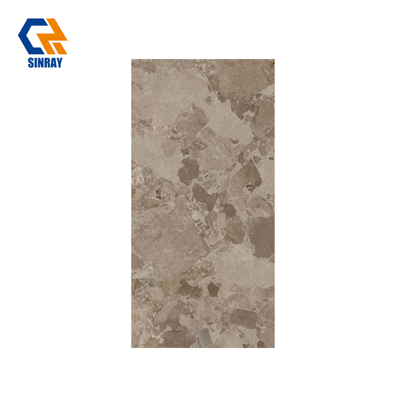 12CM01 600×1200mm High Gloss Glazed Porcelain Floor Tile | Anti-Stain Wear Resistant Interior Wall & Floor Porcelain Tiles