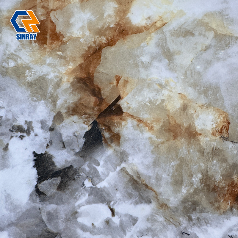 ZS90260-213 Modern Minimalist Sintered Stone Countertop Panels, Non-Porous Simple Daily Cleaning Stone Slabs Perfect for Household Custom Furniture Tops