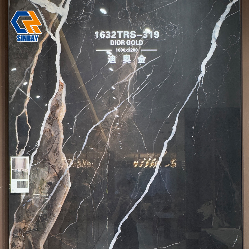 1632TRS-316 Factory Custom Cut-to-Size Sintered Stone Slabs, Diverse Marble Travertine Textures Heavy-Duty Stone Materials for Global Decoration Contractors Bulk Engineering Orders