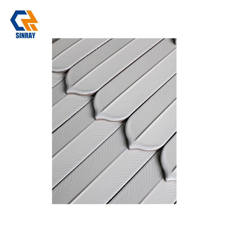  Hand-Glazed Irregular Edge Gloss Wall Tiles Non-Porous Stain Resistant For Kitchen Backsplash Shower Niche Fireplace Surround Resort Hotel Interior 