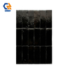 Gloss Black Ice Crack Terracotta Subway Tiles, Handcrafted Crackle Glaze Dark Clay Wall Tiles Oil & Coffee Stain Resistant for Bar Counter Background Hotel Lobby Dark-Tone Interior Design