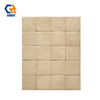 Square & Subway Format Cracked Ice Terracotta Tiles, Natural Earthy Burnt Orange & Cream Shades Mold-Proof Wall Tiles for Boutique Hotel Spa Resort Renovation Projects