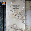 ZS90180-213 Large Through-Body Sintered Stone Slabs, High Mohs Hardness Anti-Scratch Heat Resistant Non-Porous Stone Panels for Countertops, Wall Panels and Indoor Flooring