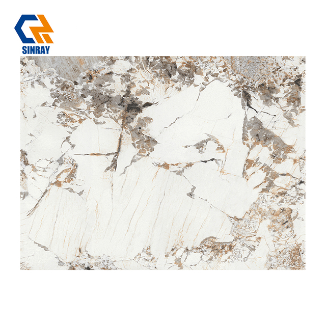ZS927123 Natural Marble Texture Sintered Stone Compact Surfaces, Anti-Bacterial Food-Grade Stain Repellent Slabs for Kitchen Islands, Wash Vanities and Custom Furniture Tops
