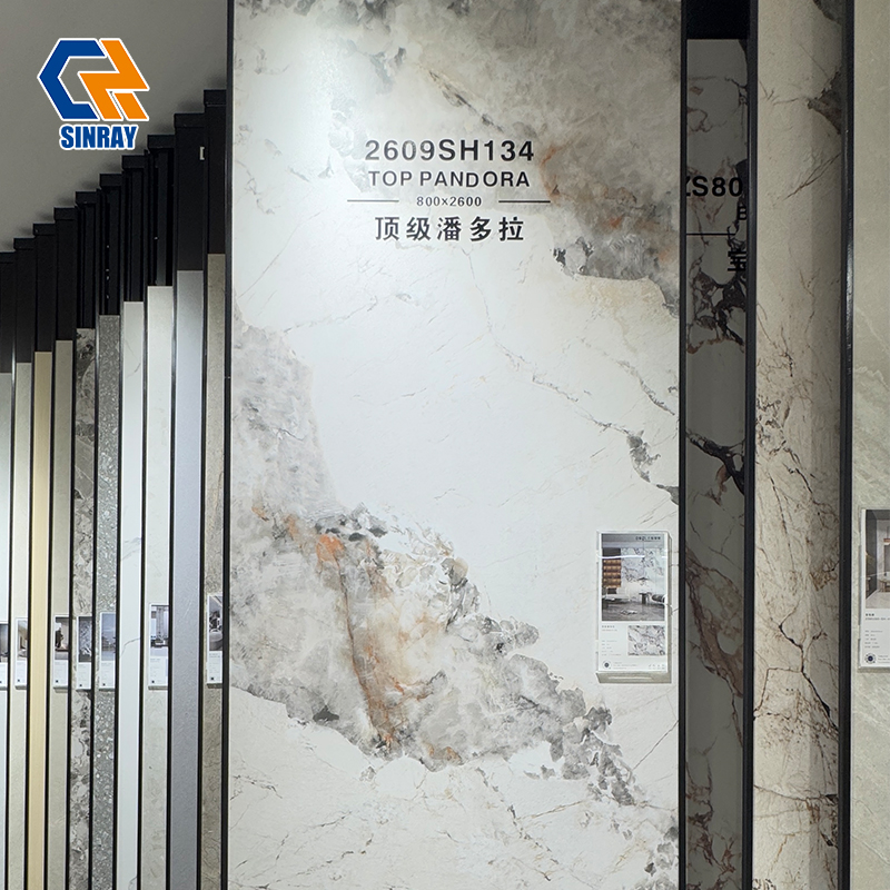 YZD2609S17 Matte Soft Touch Sintered Stone Panels, Anti-Scratch Anti-Fingerprint Stone Slabs For Minimalist Modern Spaces