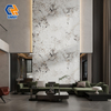 ZS927121 Anti Scratch High Heat Resistant Non Porous Compact Stone Panels for Kitchen Island Countertop TV Wall Bathroom Flooring and Furniture Tops