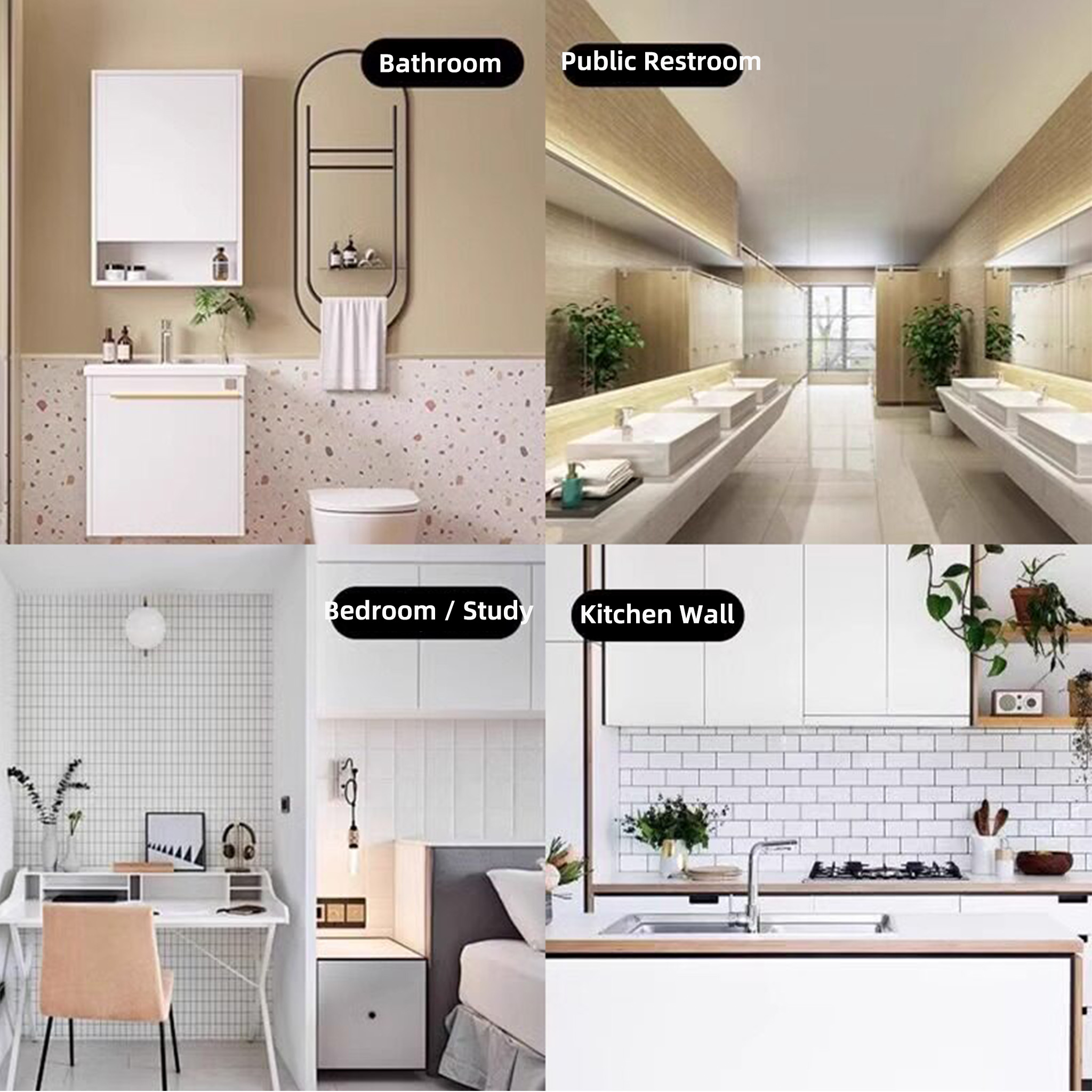 Stone Plastic Composite Wall Panels