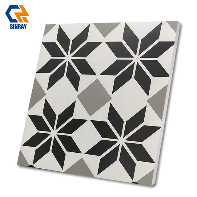 Rustic Modern 600x600mm 9mm Thick Anti-Slip Stone Imitation Texture Interior Acid-Resistant Antibacterial Borders ACCENTS Room