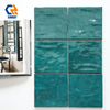 Authentic Handmade Moroccan Zellige Clay Tiles, Traditional Fez Artisan Hand-Glazed Irregular Edge Gloss Wall Tiles Waterproof For Kitchen Backsplash Shower Niche Fireplace Surround Decor