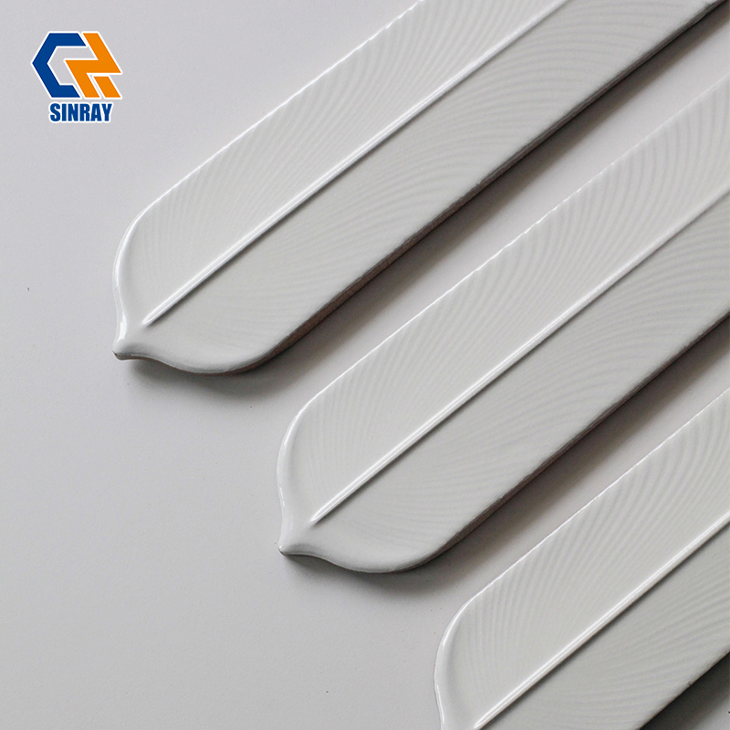  Hand-Glazed Irregular Edge Gloss Wall Tiles Non-Porous Stain Resistant For Kitchen Backsplash Shower Niche Fireplace Surround Resort Hotel Interior 