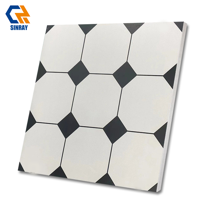 Rustic Wood Modern Rustic Tiles Stone Imitation Texture Dark Anthracite Wear-Resistant Non-Slip Acid-Resistant Floor Tiles for Room 