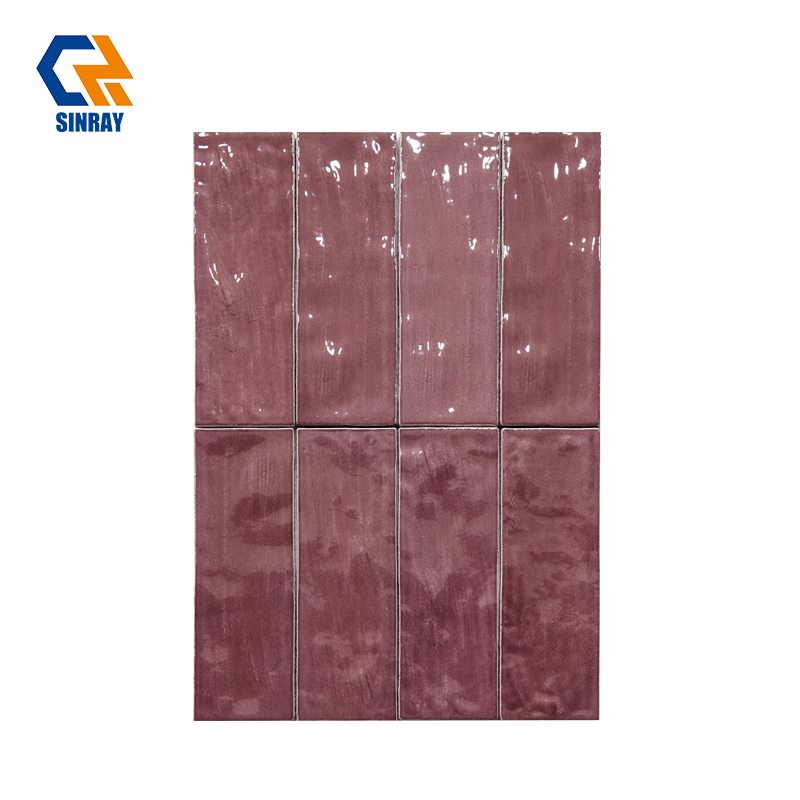 Vintage Moroccan Zellige Glazed Wall Tiles, Easy Clean Natural Artisan Texture Ceramic Tiles For Apartment Shower Niche Fireplace Surround Decor