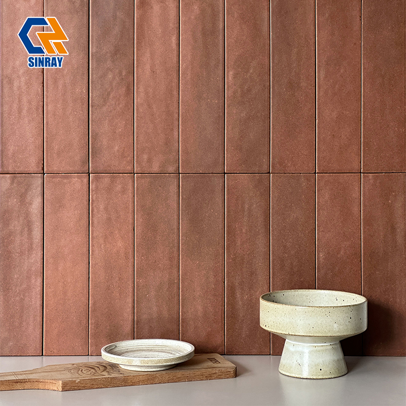 Commercial Grade Hand Crafted Decor Hand Tiles, Wear Resistant Glazed Handmade Wall Panels For Boutique Store Coffee Shop Hotel Interior Projects