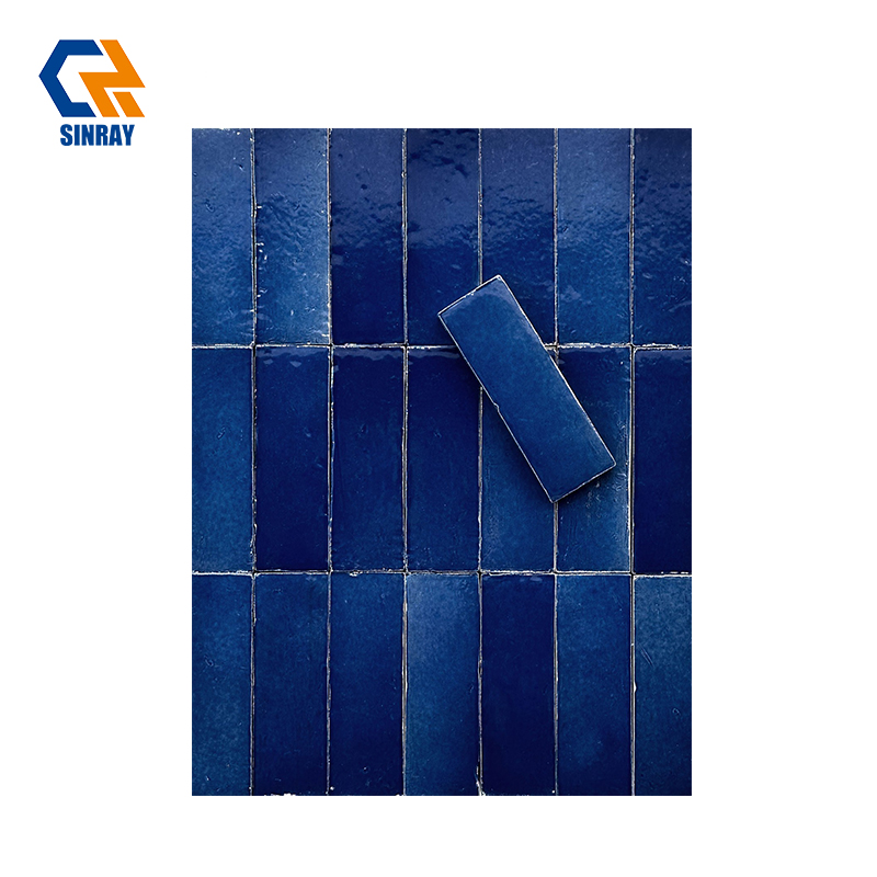 Bulk Supply Double-Fired Handmade Ice Crack Terracotta Tiles, Square and Subway Two Sizes for Large Real Estate Whole-House Villa Engineering Matching Packages
