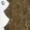 Forest Green Banana Leaf Hand Pressed Clay Tiles, Aged Crackle Glaze Unique Tactile Texture Decor Wall Panels For Cafe B&B Boutique Hotel Tropical Accent Wall Projects