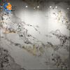 ZS90180-213 Large Through-Body Sintered Stone Slabs, High Mohs Hardness Anti-Scratch Heat Resistant Non-Porous Stone Panels for Countertops, Wall Panels and Indoor Flooring