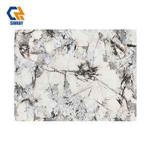 ZS927126 Natural Marble Texture Sintered Stone Compact Surfaces, Anti-Bacterial Food-Grade Stain Repellent Slabs for Kitchen Islands, Wash Vanities and Custom Furniture Tops