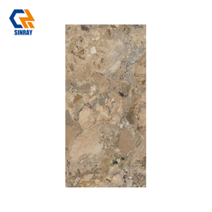 12SA01 600x1200mm High Gloss Glazed Porcelain Tiles, Stain Resistant Easy Clean Floor & Wall Tiles For Villa Apartment Decoration