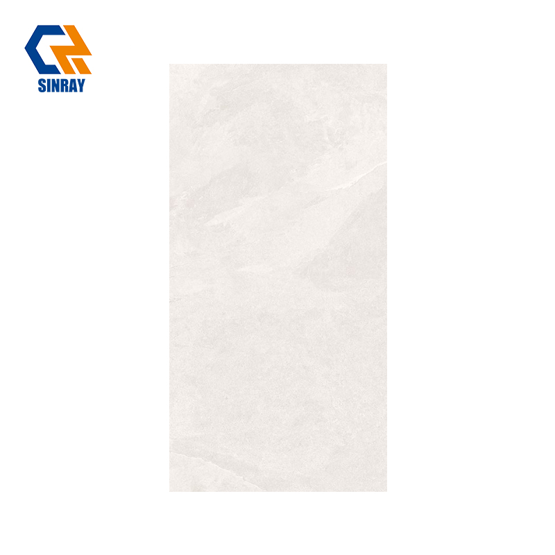 MS12L Stain Repellent High Luster Glazed Porcelain Tiles 600*1200mm, Water Resistant Interior Floor Covering Porcelain Tiles