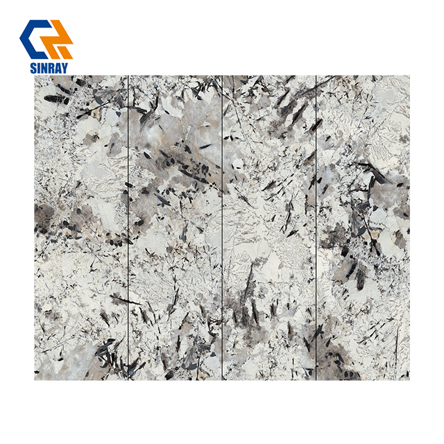 ZS80260-002 800x2600mm Large Format Sintered Stone Slabs, Heat & Stain Resistant Scratch Proof Porcelain Slab For Kitchen Countertop Wall Cladding Floor Decoration
