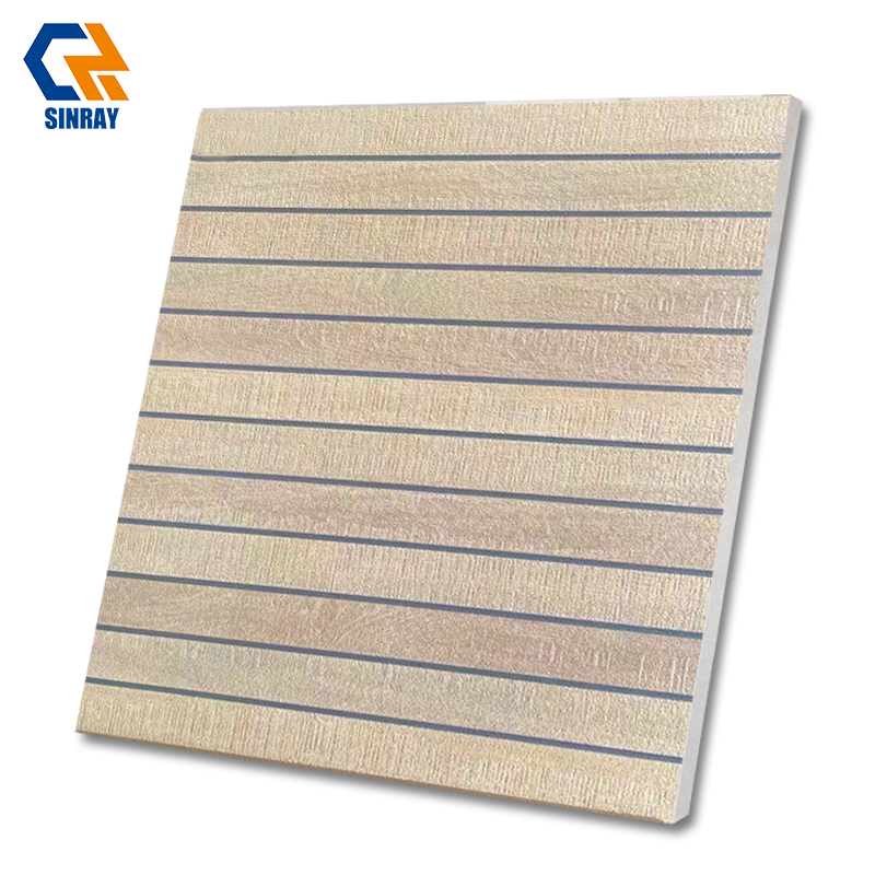 Modern Rustic Wood Grain Antibacterial Interior 9mm Thick Dark Anthracite Matte Surface Wear-Resistant Non-Slip Borders Home