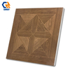 Modern Rustic Wood Grain Antibacterial Interior Tiles 9mm Dark Anthracite Matte Surface Wear-Resistant Non-Slip Bathroom Villa