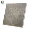 Rustic Matte Wood Grain Modern Anti-Slip Floor & Wall Tiles 9mm Thick 800x800mm for Villa Bathroom Room Borders & Accents