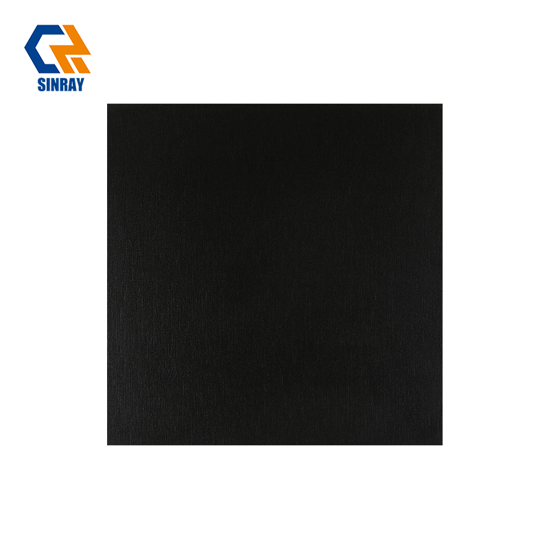 BM6003 Foshan Factory Direct Custom Size Solid Black Porcelain Tiles, Bulk Supply Wearproof Black Wall Floor Tiles For Global Construction Contractors Large Project Orders