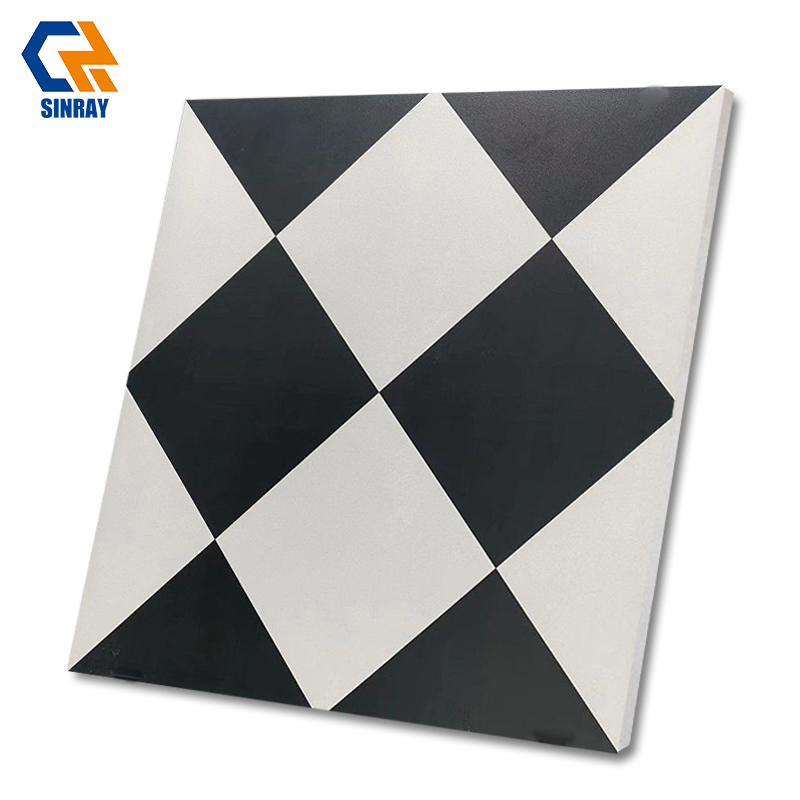 Rustic Wood Modern Rustic Tiles Stone Imitation Texture Dark Anthracite Wear-Resistant Non-Slip Acid-Resistant Floor Tiles for Room 