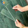 Handmade Ceramic Hand Tiles, Artisan Glazed Decor Wall Tiles With Natural Uneven Texture For Kitchen Backsplash Bathroom Feature Wall Cafe Interior Decoration