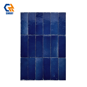 Bulk Supply Double-Fired Handmade Ice Crack Terracotta Tiles, Square and Subway Two Sizes for Large Real Estate Whole-House Villa Engineering Matching Packages