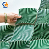 Banana Leaf Collection Large Format Tropical Porcelain Mural Tiles, Natural Gradient Jungle Banana Leaf Pattern Soft Matte Non-Porous Wall 