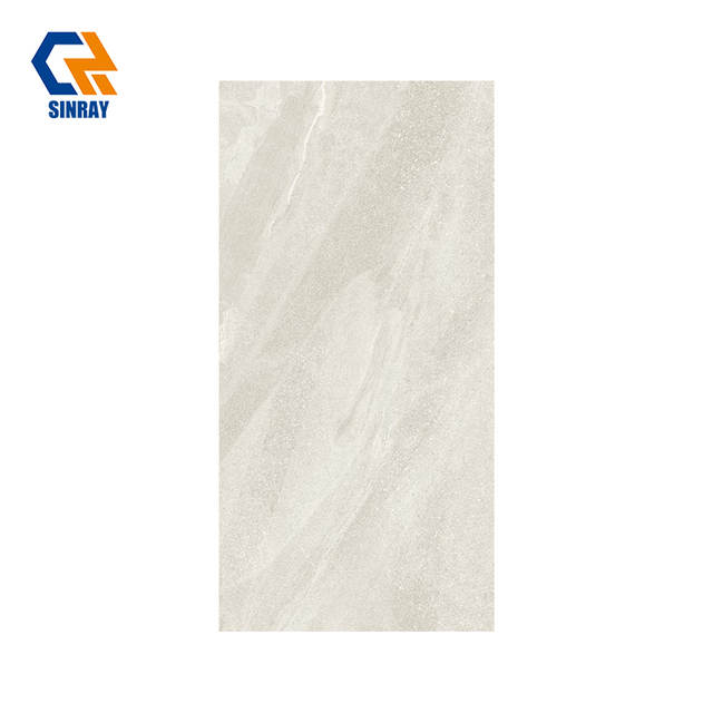 POR612108 Large Format Glossy Porcelain Flooring Tiles 600×1200mm, Anti-Stain Glazed Tiles For Indoor Residential & Commercial Space