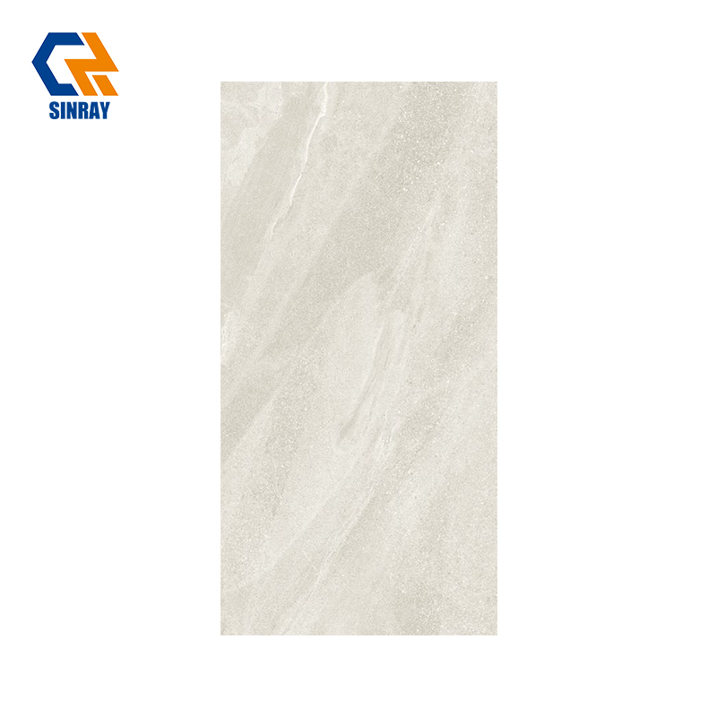 POR612108 Large Format Glossy Porcelain Flooring Tiles 600×1200mm, Anti-Stain Glazed Tiles For Indoor Residential & Commercial Space