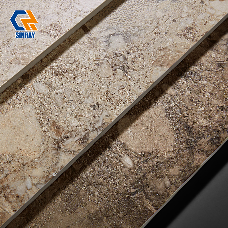 60SA01 600*600mm Full Body High Gloss Glazed Porcelain Tiles, Anti-Stain Water Repellent Decorative Tiles for Indoor Space Remodeling and Decoration