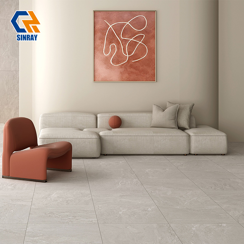 POR66-131 Top Grade Glazed Porcelain Wall & Floor Tiles 600×600mm, Strong Anti-Stain Performance Low Maintenance Tiles for Long-Term Indoor Use