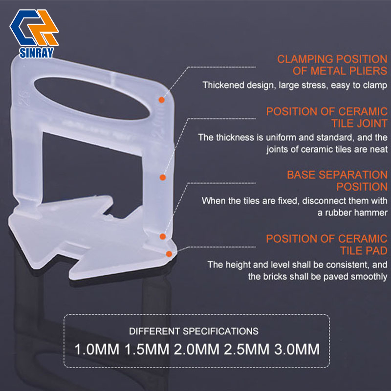 Tile leveling clips